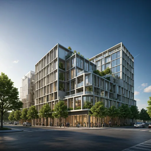 Architectural mesh rendering