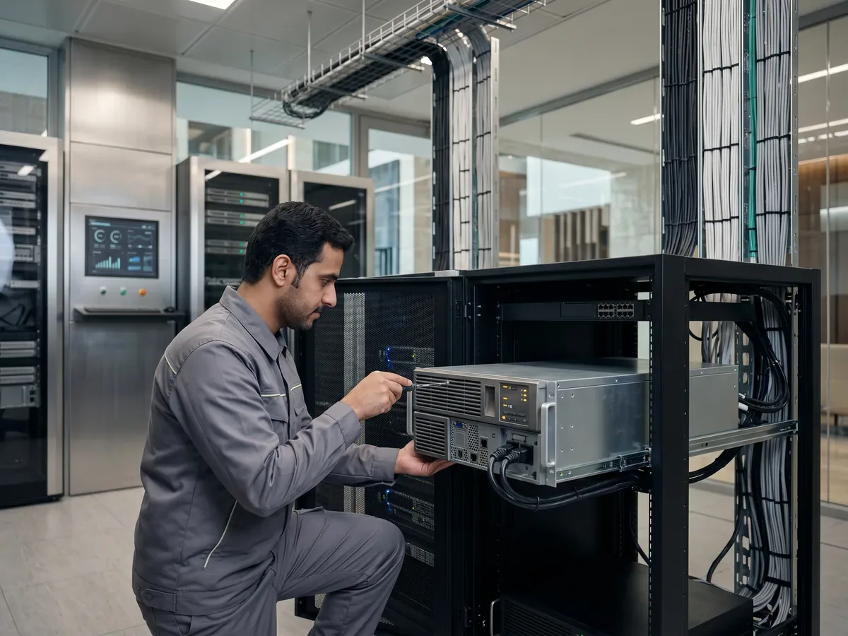 توريد وتنفيذ أنظمة UPS